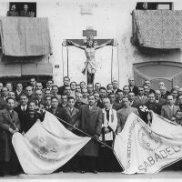 Benedicció Bandera de la Lliga de la Perseverança. Entorn 1940-1943
